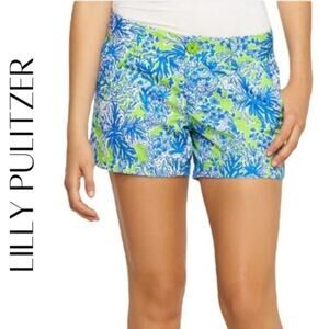 LILLY PULITZER Walsh Shorts “Biggest Fan”, Size 2